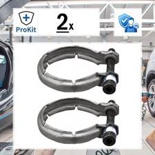 2x Elring Rohrverbinder, Abgasanlage für VW AMAROK TOUAREG (CR7 RC8) AMAROK