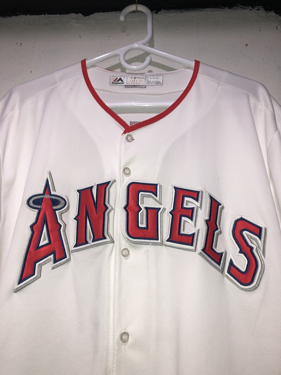 Shohei Ohtani #17 LOS ANGELES ANGELS White MLB MAJESTIC