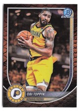 2025-26 Bowman Chrome Obi Toppin #BCV-162 Reptilian Refractor