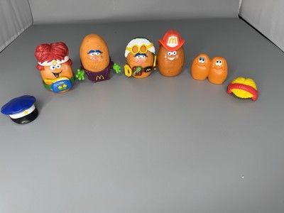 Vintage Lot of 13 pieces 1988 McDonalds Chicken Nugget Buddies & Accessories