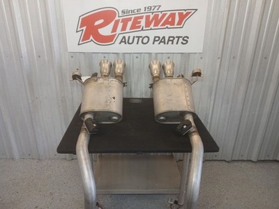 14-19 CORVETTE C7 PAIR OF PERFORMANCE OEM MUFFLERS OPT NPP WITH DUAL ACTUATORS