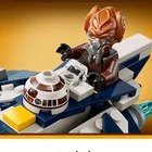 LEGO Star Wars Plo Koon's Minifigure with Lightsaber & Head of R7-D4 Minifigure