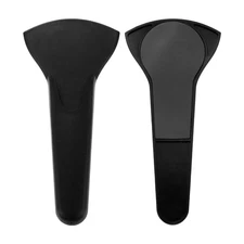 2pcs Magnetic Scissor Holder 7.48"x3.46" Plastic Scissors Cover Protector Black