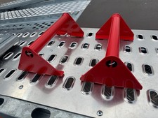 Trailer Quick Adjustable Wheel Chock Wheel Stoppers ONE PAIR Wychavon Trailers