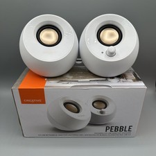 Creative Pebble (MF1680) Minimalist 2.0 Speakers - White - USB-Powered - Tested