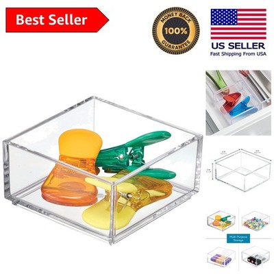Versatile Clear Plastic Storage Container - Perfect for Kitchen Gadgets & More