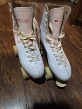 Chicago White Roller Skates Vintage