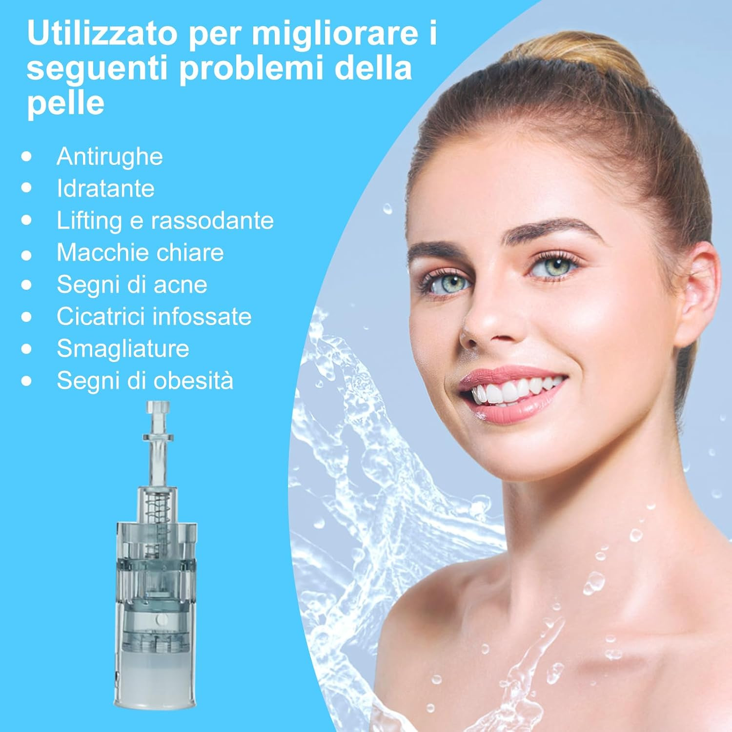 Kit 25 Testine 16 Pin Dr Pen M8: Ricambi Sterili Acciaio Chirurgico - 4