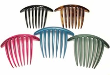 Large French Twist Hair Side Comb Back Tooth Spanish Fork Stick Made in France