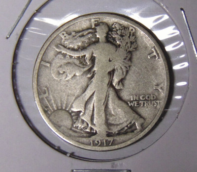 1917-P Walking Liberty Half Dollar Full Date Full Rim Philadelphia Mint (51424)