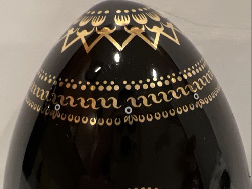 Russian Decorative Collectable Hand Painted Egg # 1933 Russian And Ludmila" - Picture 10 of 12
