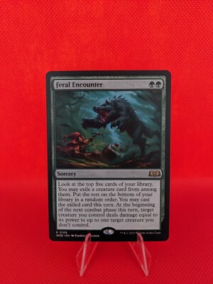 MTG Feral Encounter 169 Wilds of Eldraine Magic | eBay
