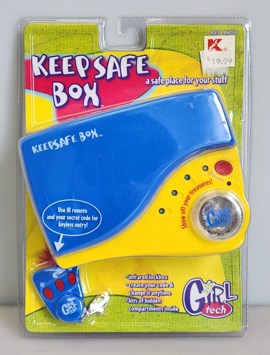 Radica Girl Tech Electronic Keepsafe Box Lockbox + IR Remote 1998