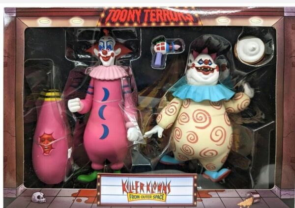 NECA Toony Terrors Killer Klowns from Outer Space Slim Chubby 2 