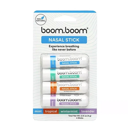 Boom.Boom Nasal Stick Mixed Aromatherapy Variety Enhances Breathing Focus Inhale - Picture 23 of 23