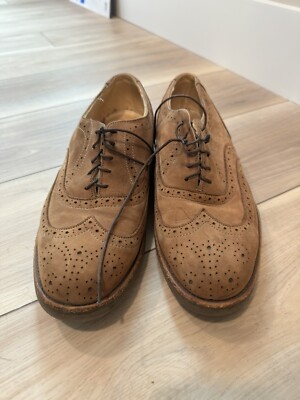 Wingtips Church's ChurchSport Brown Wingtips Oxfords Leather Vibram Shoes Size ...