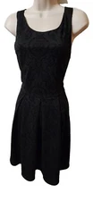 Charming Charlie Large Juniors Black Sleeveless Dress