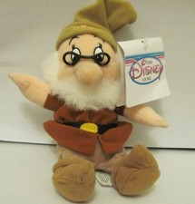 THE DISNEY STORE - SNOW WHITE  THE 7 DWARFS- DOC MINI BEAN BAG - NEW W/TAGS