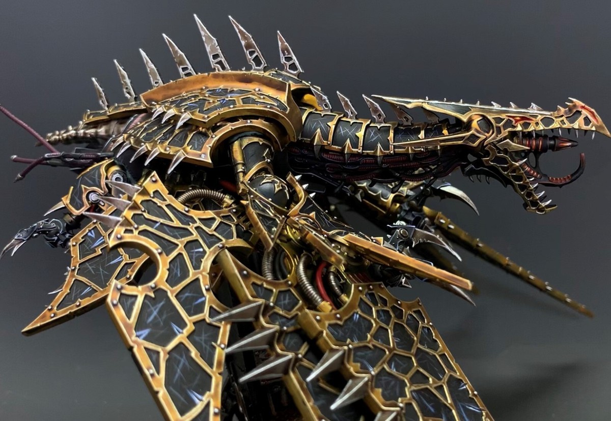 Heldrake GW Warhammer 40K Chaos Space Marine Painted