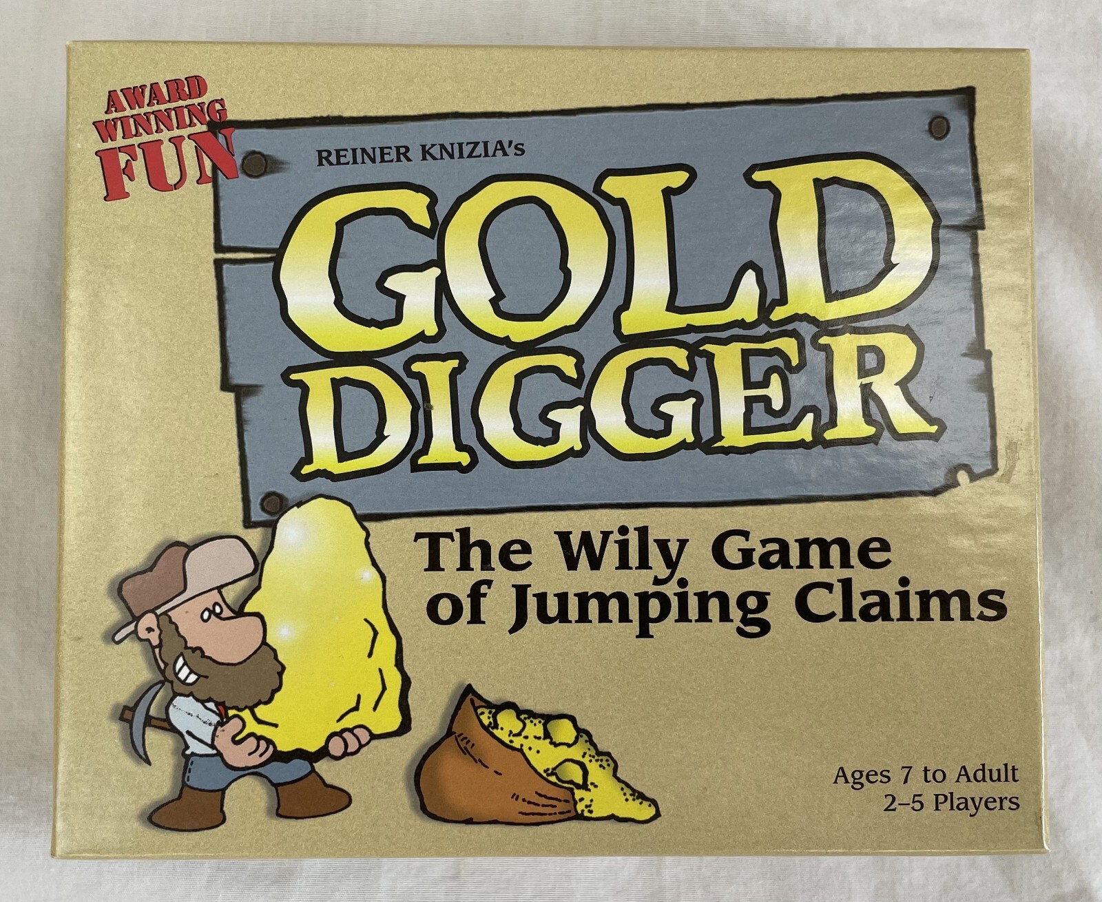 Gold Digger Strategy Game by Reiner Knizia Complete 2002 Edition