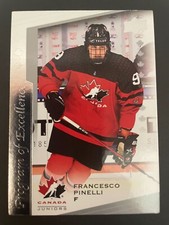 Upper Deck Program Of Excellence Juniors 2021 Francesco Pinelli Card# 112 POE
