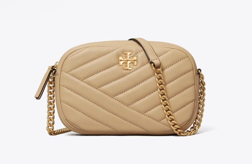 ★Tory Burch★Kira Chevron Camera Bag Tory Burch Kira Chevron SM Camera Bag Desert Dune 152353