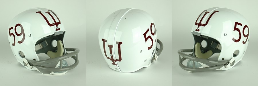 INDIANA HOOSIERS 1959-1961 Vintage Riddell RK Suspension Football Helmet