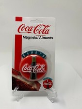 Vintage Coca Cola Collectible Series Magnets New In Package Bottle Cap 1995