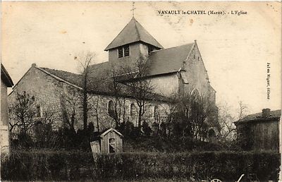 Old postcard Vanault Le Chatel L'Église (346671)