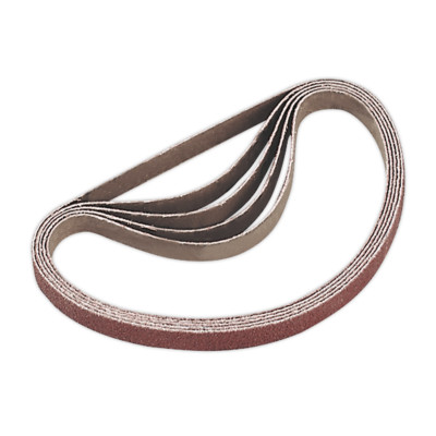 Sanding Belt 10 x 330mm 60Grit Pack of 5 - Sealey SA35/B60G New