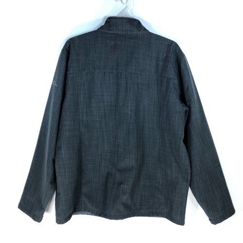 Eddie Bauer Jacket Coat 2Extra Large Gray Softshell Long Sleeves Company Logo - Picture 4 of 9