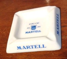 Vintage Martell Cognac Opaline Ashtray