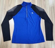 FILA Sport Running Activewear Pullover Womens Sz Medium, 1/4 Zip, Long Sleeve