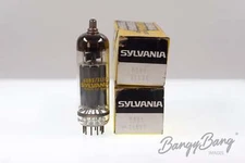 2 Vintage Sylvania 6GB5/EL500 Output Beam Tetrode  Audio Vacuum Tube Valve- Bang