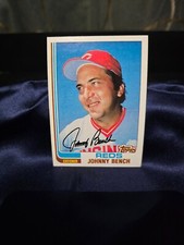JOHNNY BENCH #400 TOPPS REDS CATCHER