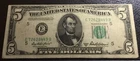 1950-B $5 DOLLAR - MISALIGNED PRINTING ERROR - INV# N-123