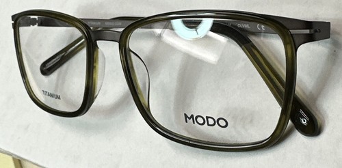 New MODO MODEL 4523 TITANIUM EYEGLASS FRAME Japan 54/18/145 OLIVE - 第 2/9 張圖片