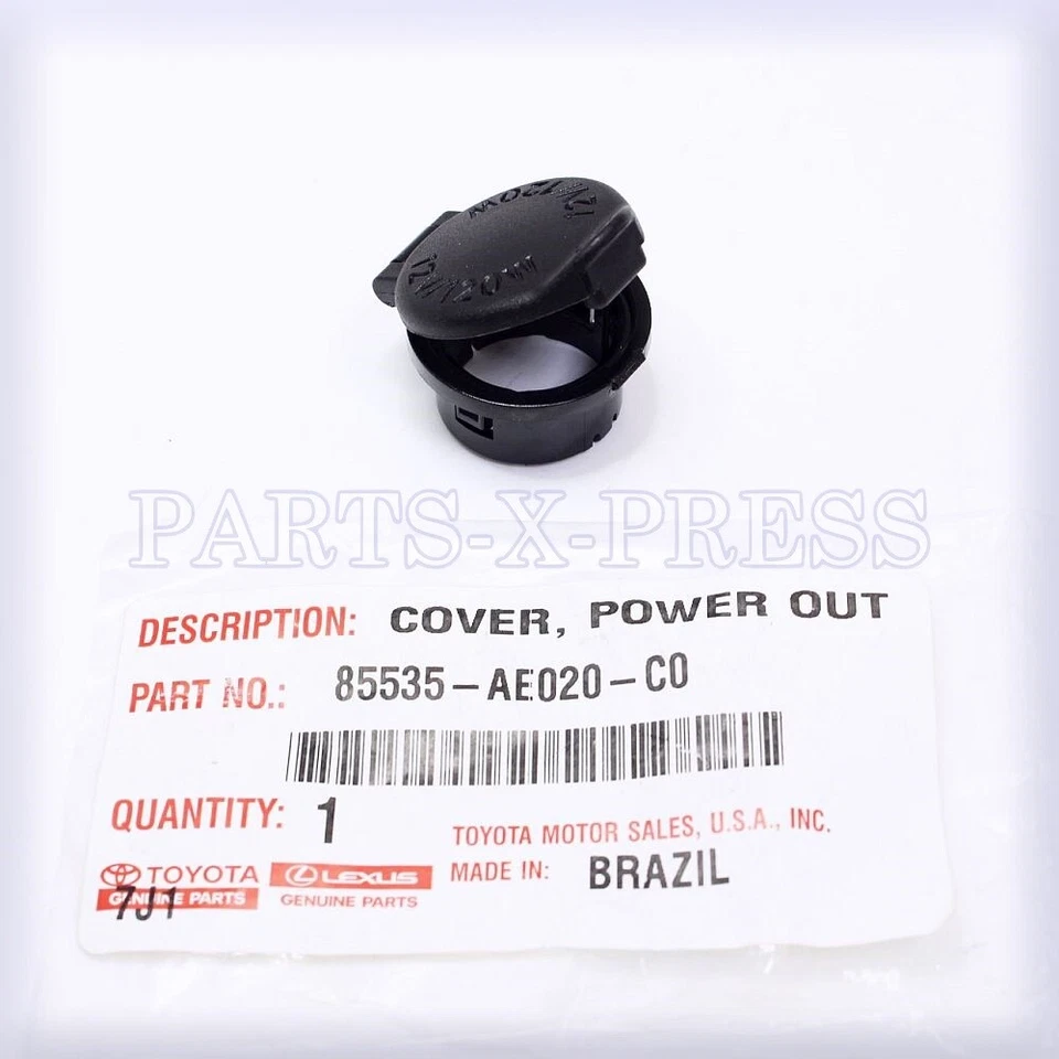 NEW OEM GENUINE TOYOTA TUNDRA 2007 - 2011 POWER OUTLET SOCKET COVER 85535AE020C0 - Изображение 3 из 4
