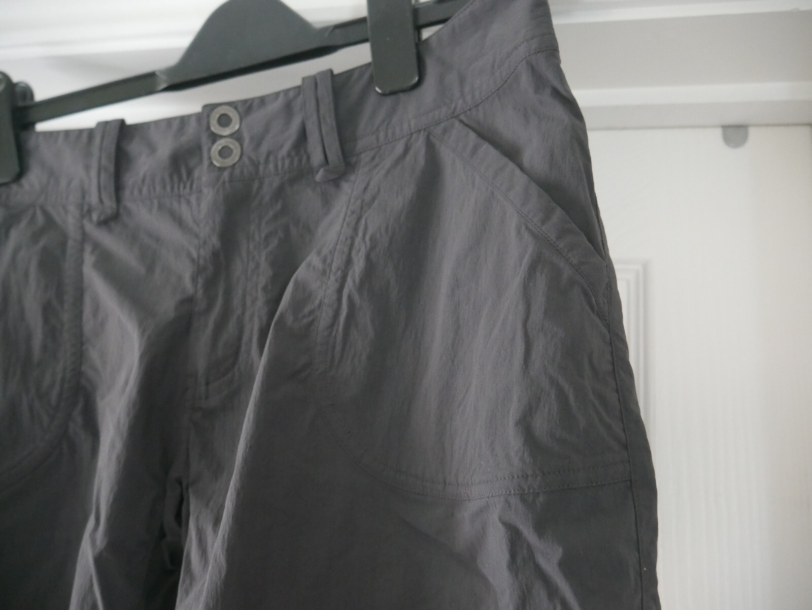 ARC'TERYX Pantaloncini grigi Arcteryx taglia 6 donna UK 10 12 32" vita estate passeggio escursionismo Desi