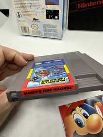 Mario's Time Machine NES Nintendo Complete CIB W/ Rare Poster! Great Shape!!!