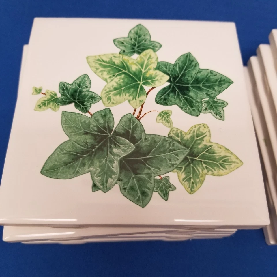 BananAppeal Antique Ivy 4 inch ceramic tiles 15 total - Image 2 of 4