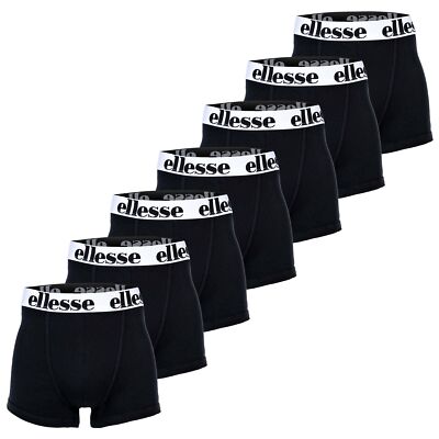 ellesse Herren Boxer Shorts, 7er Pack - Yema 7 Pack Boxer Shorts, Logo, Cotto...