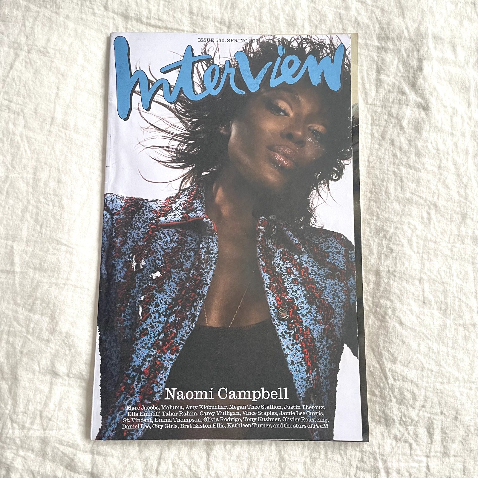 NAOMI CAMPBELL INTERVIEW MAGAZINE | SPRING 2021 - ISSUE 536 | NO SHIPPING LABEL