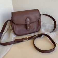 Vintage Crossbody Leather LONGCHAMP Bag Tasche Leder Braun