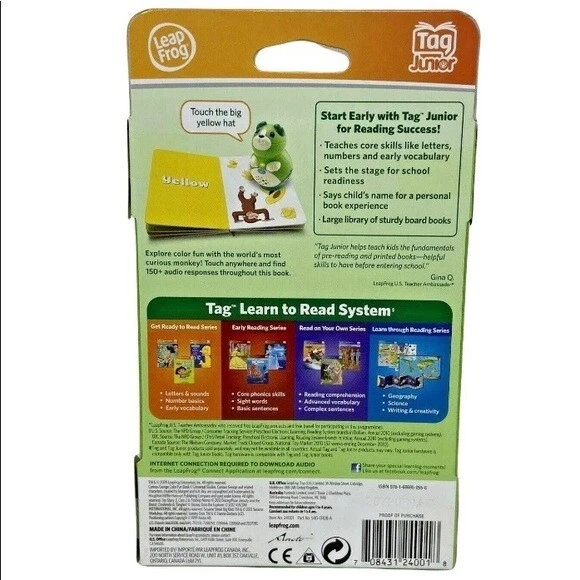 Leap Frog Learn to Read Early Reader Book #1 for Tag Reading System - Image 2 of 3