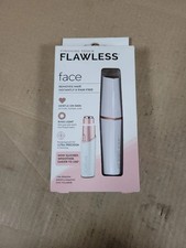 Finishing Touch Flawless Dry Cordless Facial Trimmer Hair Remover White New