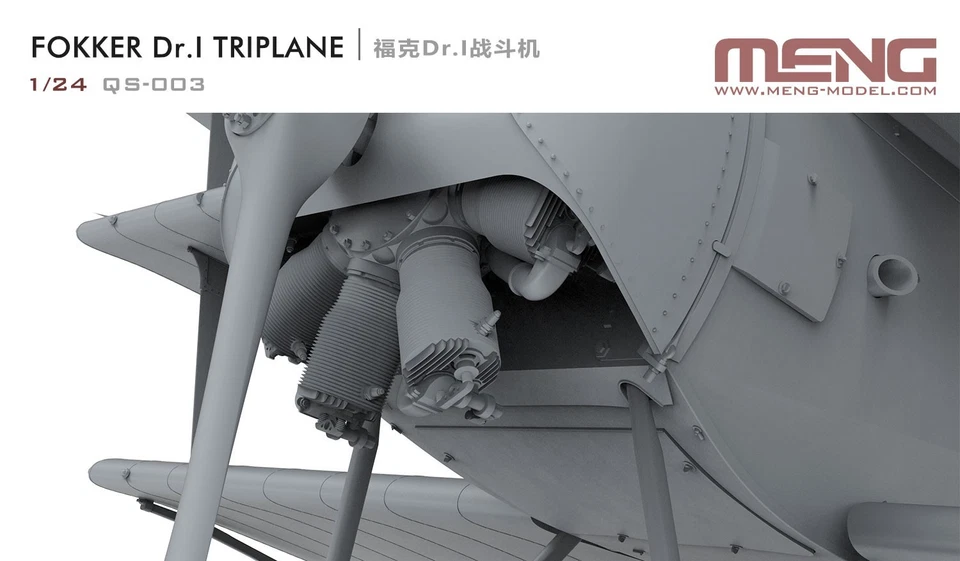 Fokker Dr I Triplano Barone rosso  1-32 QS002 kit aereo guerra mondiale - Immagine 4 di 4