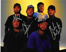 * GRUPO FRONTERA * signed 8x10 photo * PAYO SOLIS * EL COMIENZO * COA *