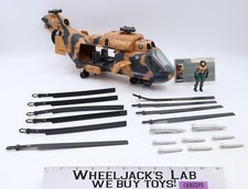 Tomahawk W  Lift Ticket & MIC Complete GI Joe 1986 Hasbro Action Figure Vehicle