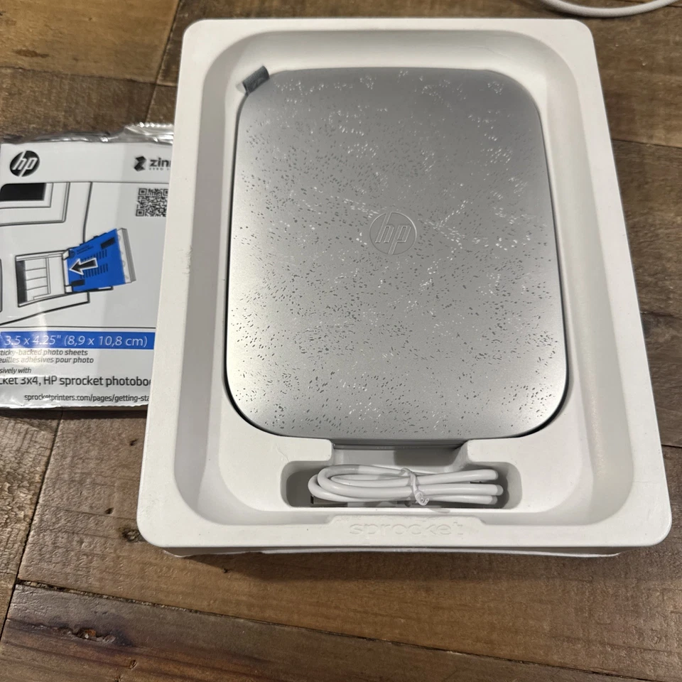 HP Sprocket 3x4" Sofortbilddrucker - WLAN, tragbar, ZINK, iOS & Andr - Bild 3 von 4